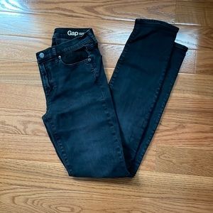 Gap 1969 Slim Straight Leg Black Jeans